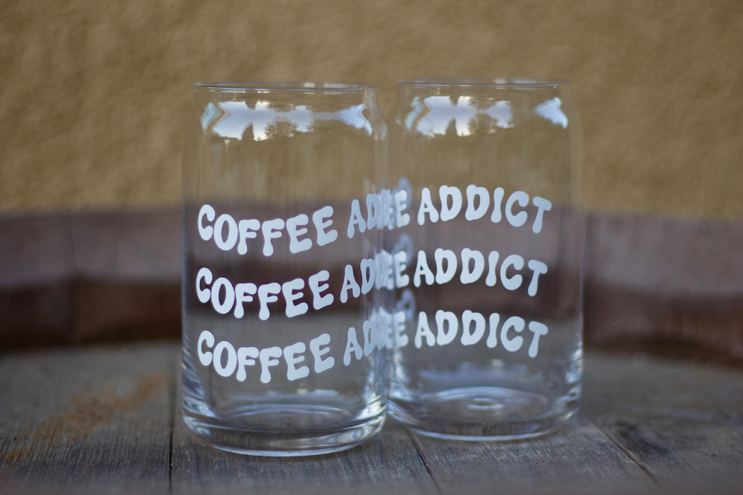 Coffee Addict Glass