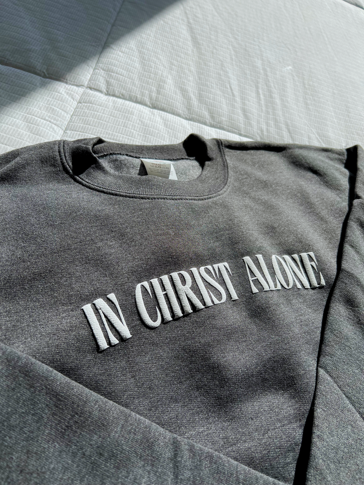 In Christ Alone Crew [Heather Charcoal]