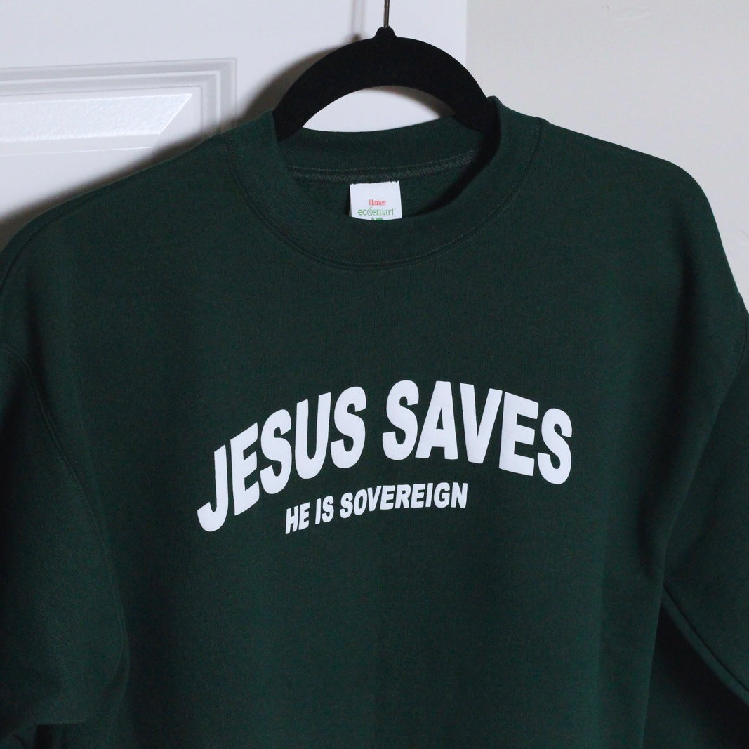 Jesus Saves Crewneck